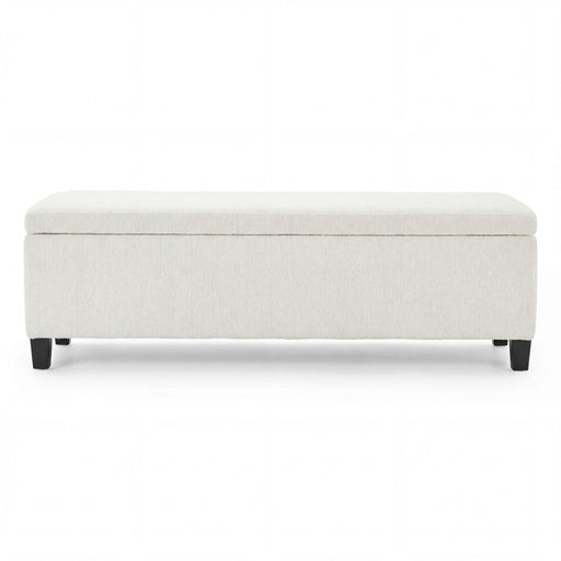 Upholstered Storage Ottoman Bench Noble House