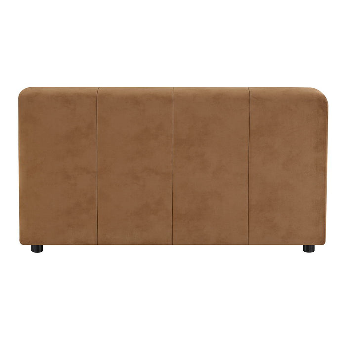 Zoey - Modular - Armless Chair - Chocolate Suede ACME