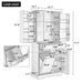 Freestanding Bathroom Storage Cabinet With Doors, Drawers, And Tilt Out Laundry Hamper - White Hearth and Haven