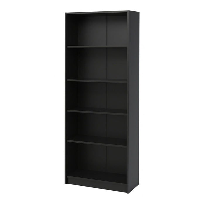 5 Tier Bookshelf Storage Cabinet With Anti-Tip Kit Home Essentials