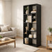 Asymmetrical Display Shelf & Bookcase, 5 Tier Home Essentials