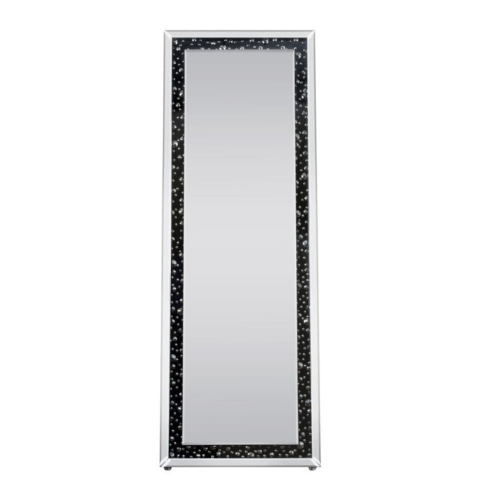 Nysa - Floor Mirror - Faux Crystals