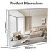 Medicine Cabinet, Wall Mounted Bathroom Mirror With Storage Home Essentials