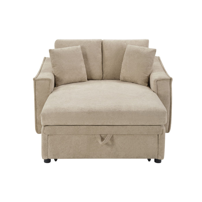 Modern Chaise Sofa With Hidden Storage For Living Room Hearth and Haven