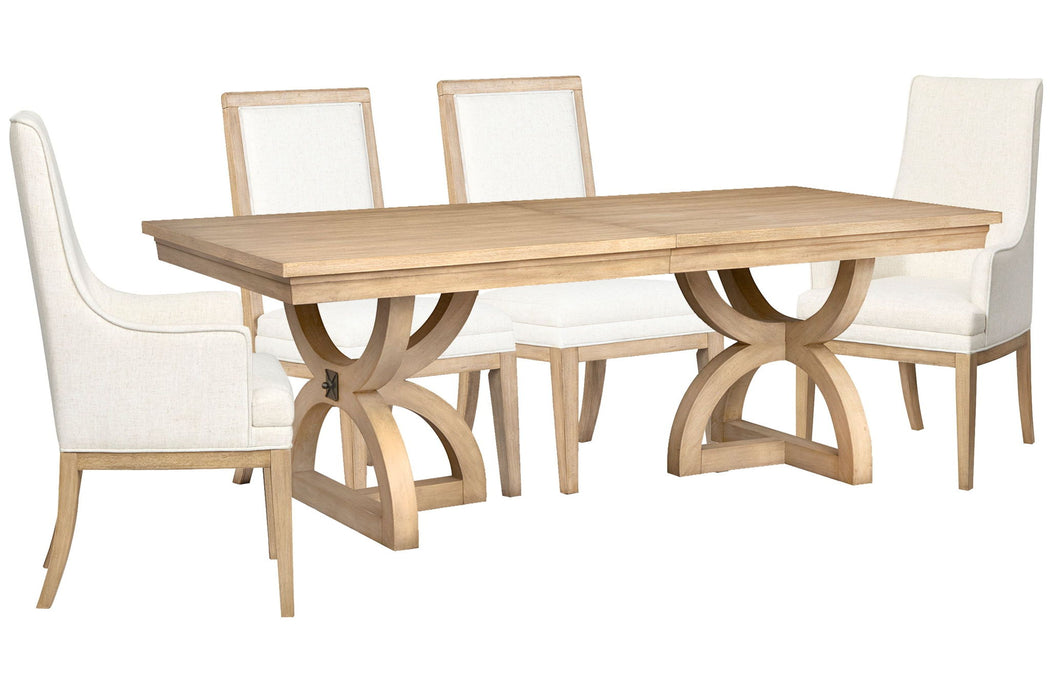 Coventry - Extendable Trestle Dining Table Set Magnussen Furniture
