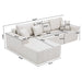 L - Shaped Corner Chaise Sofa Bed Home Essentials