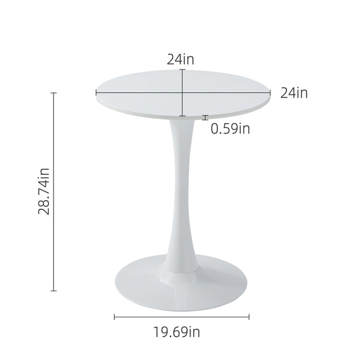 Round Dining Table With Tulip Style Base Home Essentials