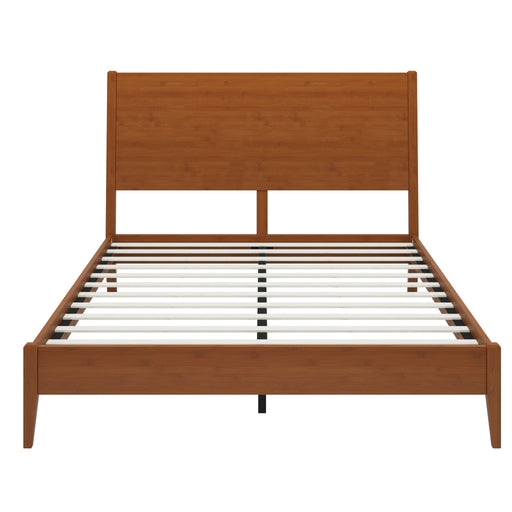 Modern Sled Platform Bed Frame With Slats Hearth and Haven