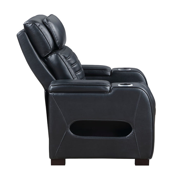 Ephron - Power Motion Recliner With Power Headrest & LED - Black ACME