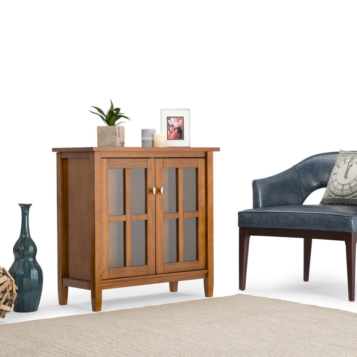 Warm Shaker - Handcrafted Low Storage Cabinet Simpli-Home