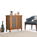 Warm Shaker - Handcrafted Low Storage Cabinet Simpli-Home
