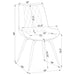 Tufted Swivel Dining Chairs (Set of 2) - Gray Furniture Max