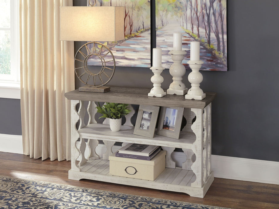 Havalance - Console Sofa Table - Gray / White Signature Design by Ashley®