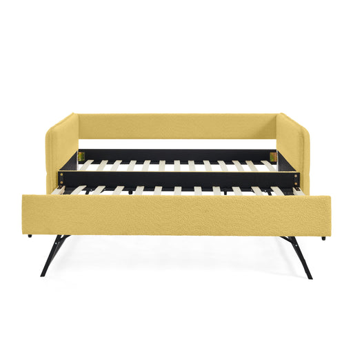 Upholstered Daybed With Pop Up Trundle Home Essentials