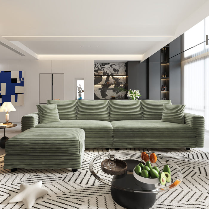 Modern Comfy Upholstered Sofa Cloud Couch & Deep Seat Couches Home Essentials