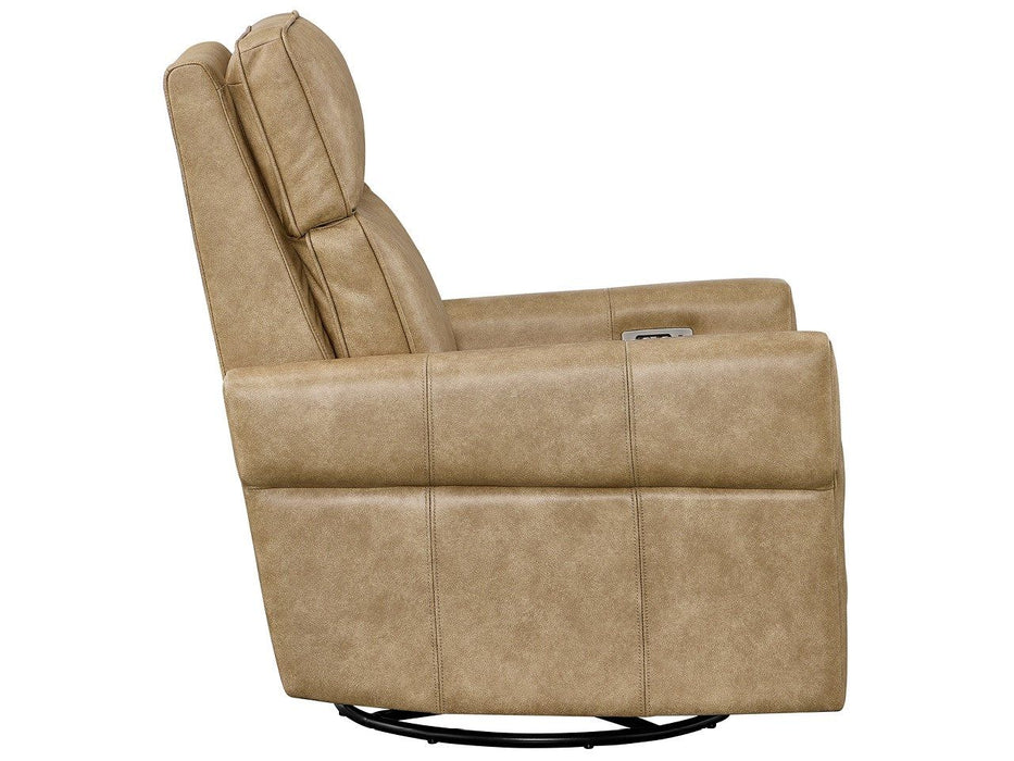 Jaxon - Swivel Glider Recliner - Luminance Caribou Universal Furniture