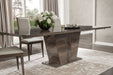 Medea - Dining Table - Dark Brown Status Italy