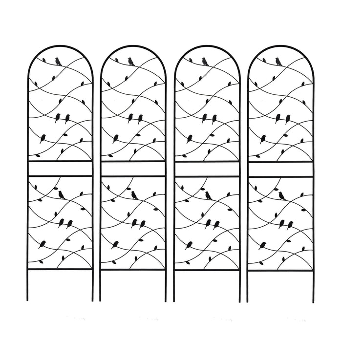 Garden Rustproof Trellis For Climbing Plants Daily Nest