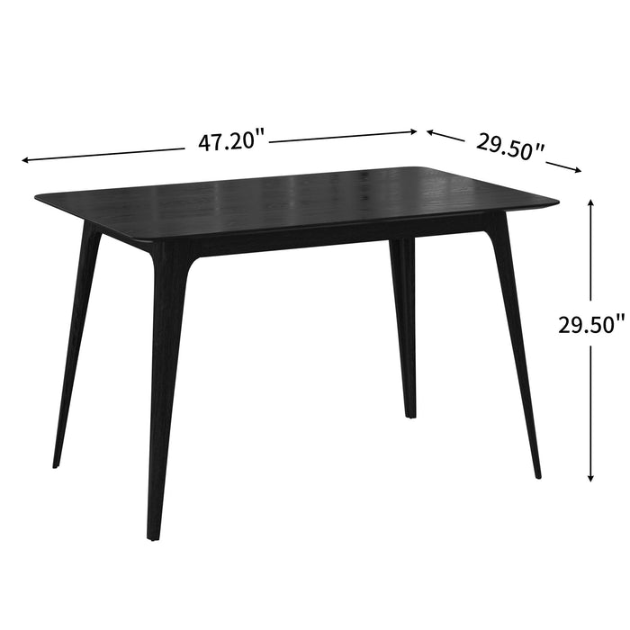 Rectangular Dining Table - Black Noble House