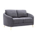 Yuina - Loveseat - Gray Linen ACME