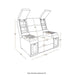 Sinai - Power Recliner With Dual Adjustment - Black Global Furniture USA