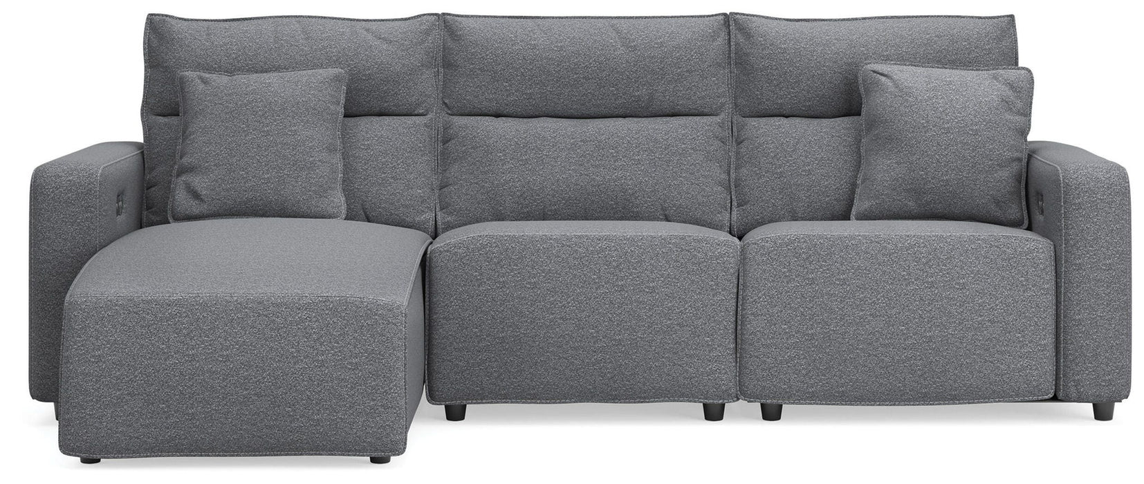 Modmax II - Reclining Sectional - Salt And Pepper Signature Design by Ashley®