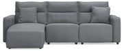 Modmax II - Reclining Sectional - Salt And Pepper Signature Design by Ashley®