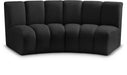 Infinity - 2 Piece Boucle Modular Sectional Meridian Furniture