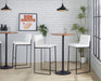 Fuji - Contemporary High Back Barstool Elegant Design Lumi Source