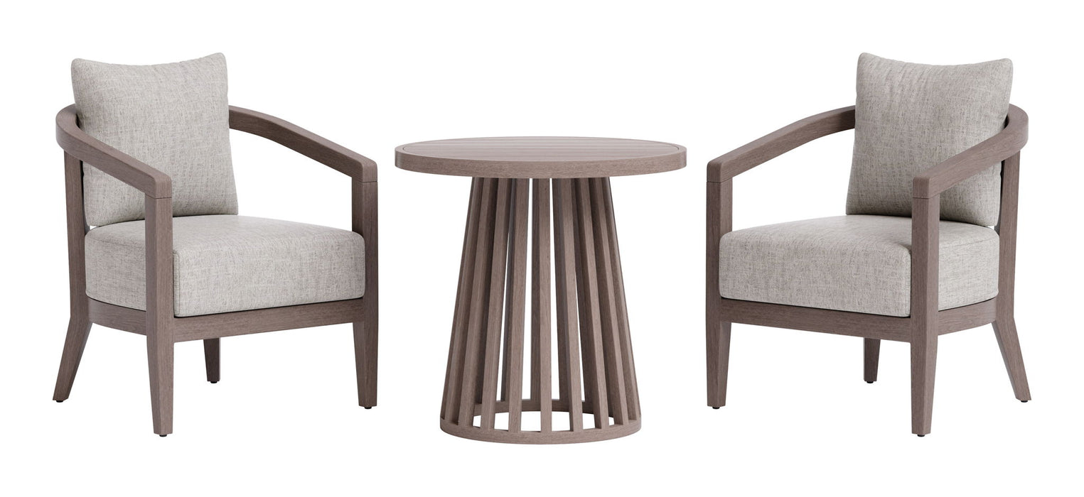 Viola - Patio Seating Set - Brown Zuo Modern