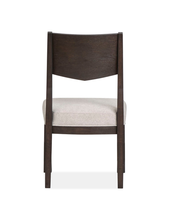 Tauren - Upholstered Side Chair With Solid Back (Set of 2) - Coffee Bean Magnussen Furniture