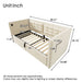 Upholstered Daybed With Hydraulic Storage And USB / Type - C Charging Artistry At Home