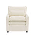 Modern Single Seat Accent Chair With Side Storage Pockets Hearth and Haven