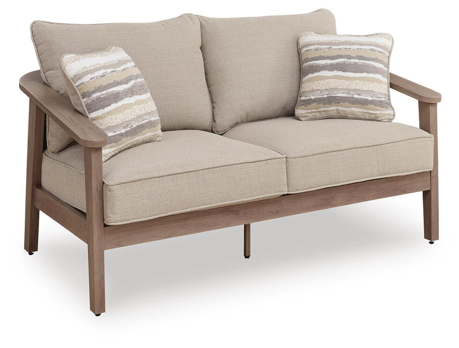 Harmony Headlands - Loveseat With Cushion - Natural / Gray Signature Design by Ashley®