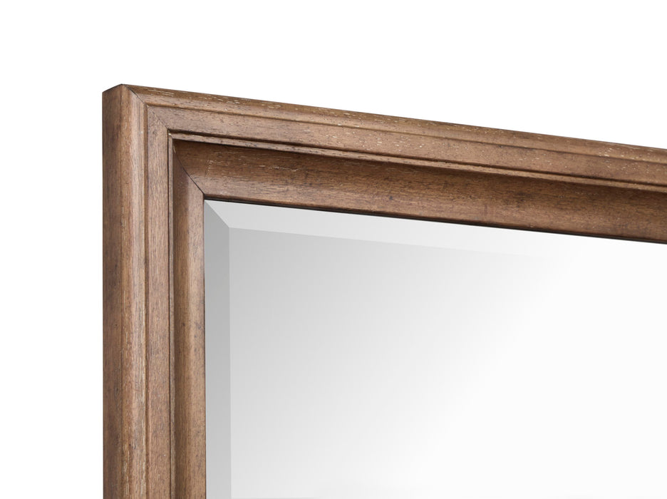 Adler Court - Landscape Mirror - Florentine Walnut Magnussen Furniture
