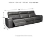 Samperstone - Power Reclining Sectional Signature Design by Ashley®