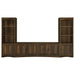Lunetta - 3 Piece TV Stand With Media Towers - Pine Wood Furniture Max