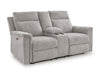 Barnsana - Dbl Power Reclining Loveseat With Console Signature Design by Ashley®