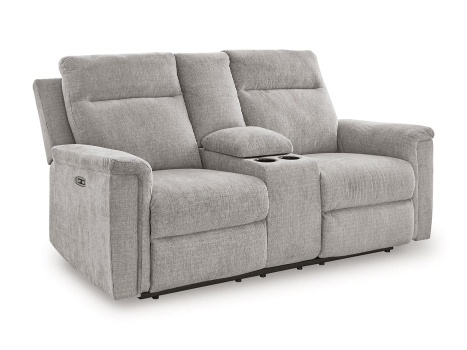 Barnsana - Dbl Power Reclining Loveseat With Console Signature Design by Ashley®