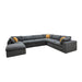 Custom Configuration Modular Sectional & Toss Pillows Home Essentials
