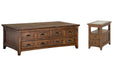Bay Creek - Lift Top Storage Cocktail Table Set Magnussen Furniture