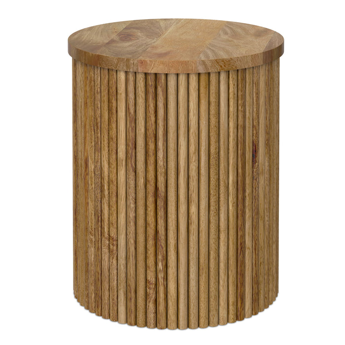 Demy - Handcrafted Metal Accent Table Simpli-Home