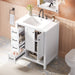 Bathroom Vanity With Sink Top, Bathroom Vanity Cabinet With 2 Doors And 2 Drawers, Open Shelf Hearth and Haven
