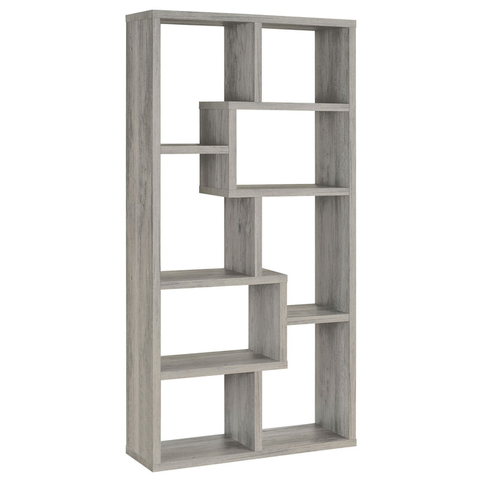 Lawton - 7 Shelf Bookshelf - Driftwood Furniture Max
