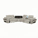 Nova - Sectional With Bluetooth Speaker, LED And Lifting Wine Cabinet Matrix Furniture Group