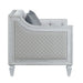 Katia - Chair With Pillow - Light Gray Linen & Weathered White ACME