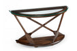 Beaufort - Sofa Table With Base And Glass Top - Dark Oak Magnussen Furniture
