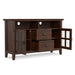 Artisan - TV Media Stand, Handcrafted - Russet Brown Simpli-Home