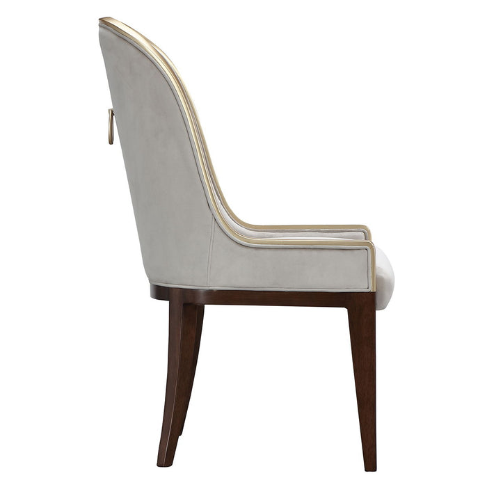 Houston - Dining Side Chair (Set of 2) - Porcini / Walnut