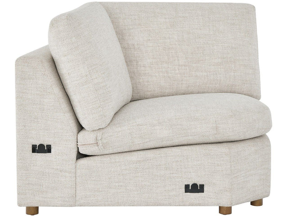 Hyde - Corner Chair - Medium Brown Oak